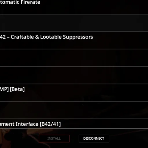 You have a MOD at 0 mb and it makes it impossible connect to server