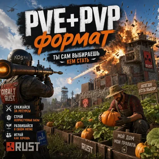 Screenshot 1. Фармер[FULL PVE Для новичков Рейд Базы