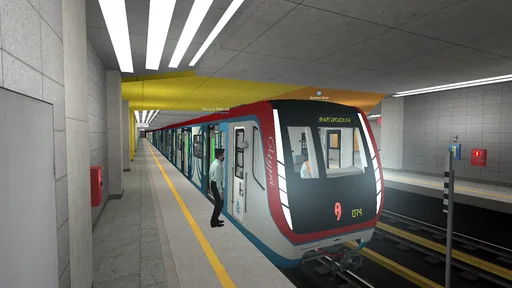 Screenshot 5. Жизнь в метро | Metrostroi