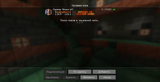 Screenshot 2. • ReallyDorld • ЗАХОДИ НА • 1.16.5 • 1.21.1 • ОСЕНИЙ ВАЙП